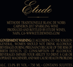 2017 Etude Grace Benoist Ranch Carneros Blanc de Noirs Back Label, image 3