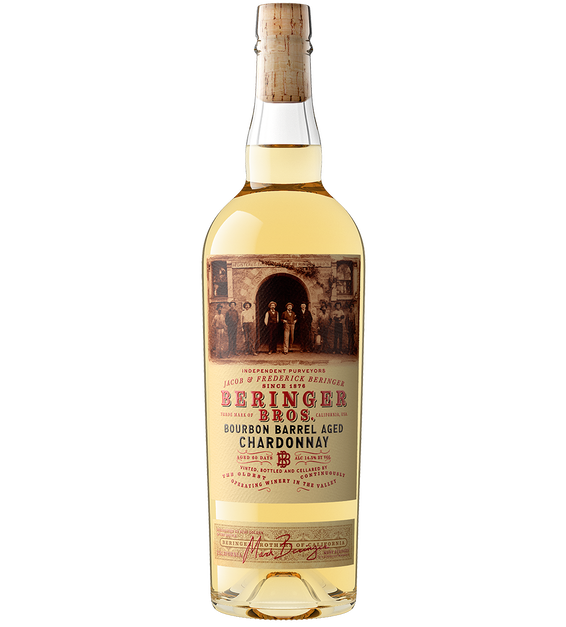 2020 Beringer Brothers Bourbon Barrel Aged Chardonnay Bottle Shot