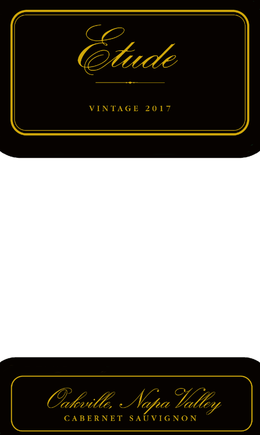 2017 Etude Oakville Napa Valley Cabernet Sauvignon Front Label